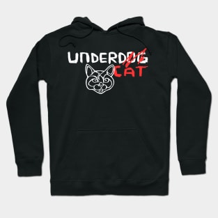 Cat Vs Dog Funny Cat Love Joke, Undercat Vs Underdog Hoodie